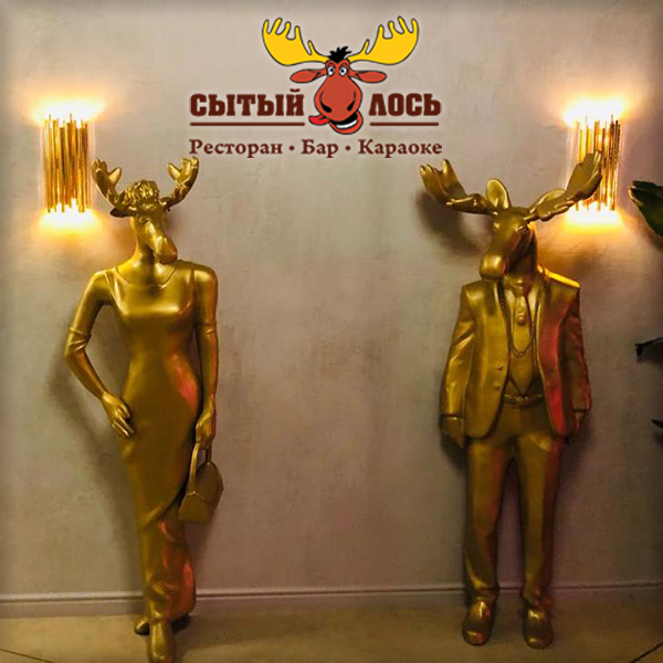Складная перегородка для ресторана Сытый Лось